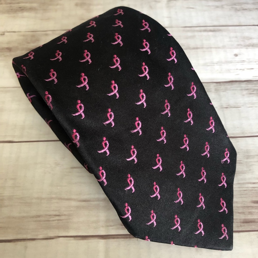 Susan G Komen Knots for Hope Breast Cancer Awareness Tie Silk Foulard